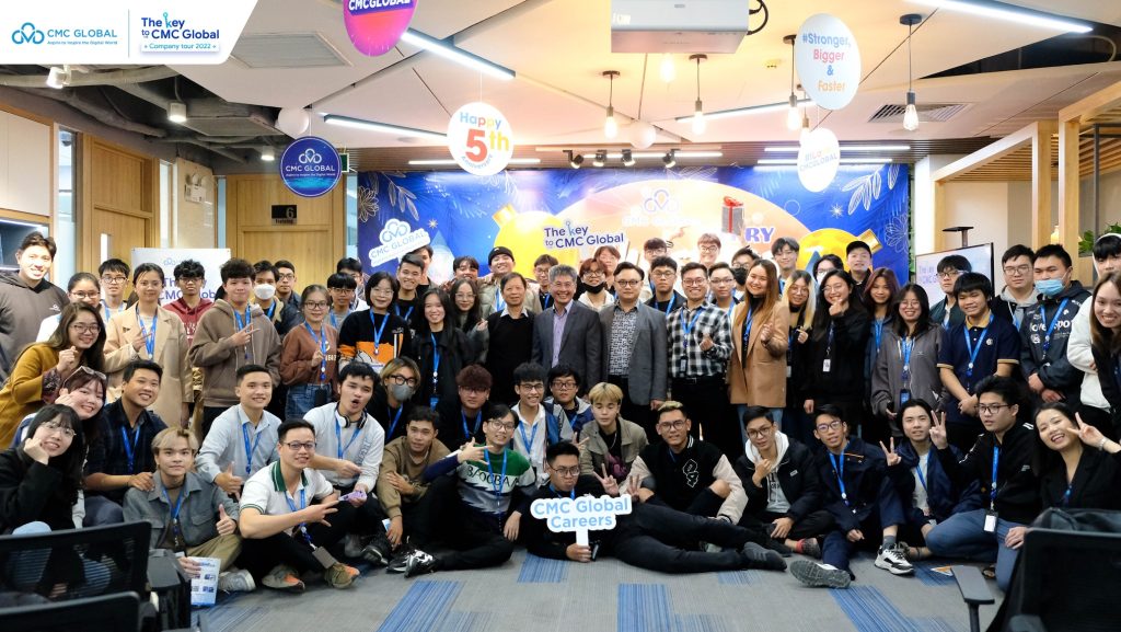 Hào hứng với sự kiện Company Tour ghé thăm CMC Global của sinh viên Khoa Công nghệ Thông tin & Truyền thông