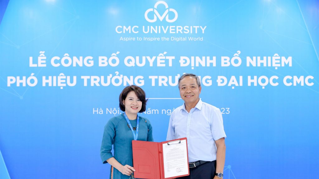 Lễ công bố và trao Quyết định bổ nhiệm Phó Hiệu trưởng Trường Đại học CMC
