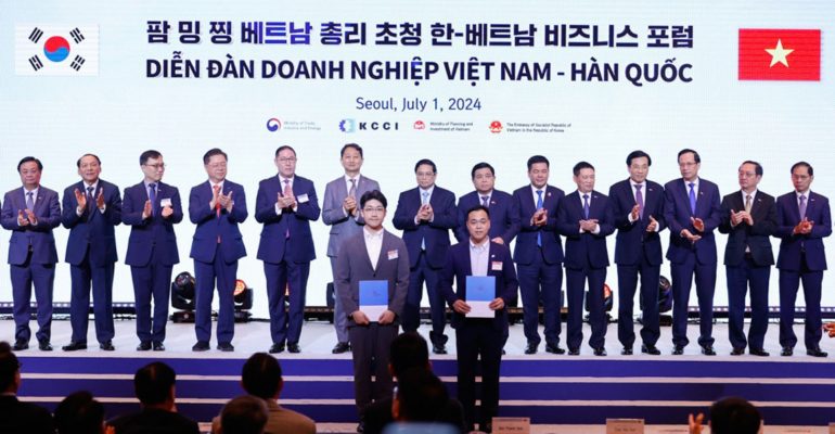 ẢNH THUMB CMC trao biên bản ghi nhớ với đối tác Hàn Quốc về thúc đẩy chuyển đổi số