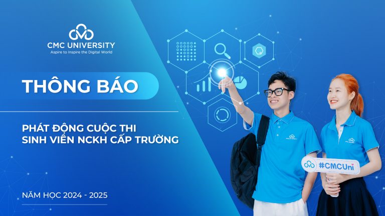 Thông báo phát động cuộc thi Sinh viên nghiên cứu khoa học cấp Trường năm học 2024 – 2025