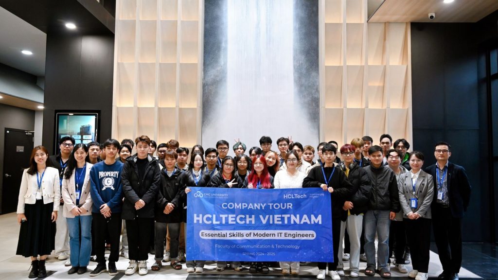 Company Tour tại HCLTech Vietnam: Sinh viên Trường Đại học CMC nắm bắt cơ hội học hỏi và phát triển trong môi trường quốc tế
