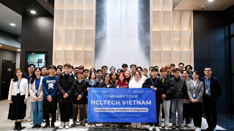 Company Tour tại HCLTech Vietnam: Sinh viên Trường Đại học CMC nắm bắt cơ hội học hỏi và phát triển trong môi trường quốc tế