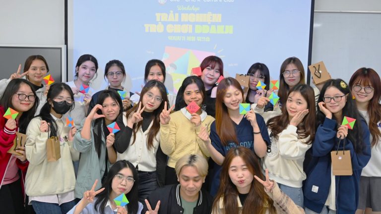 Workshop Trải nghiệm trò chơi Ddakji – Khám phá giá trị văn hóa Hàn Quốc từ những trải nghiệm gần gũi và sáng tạo