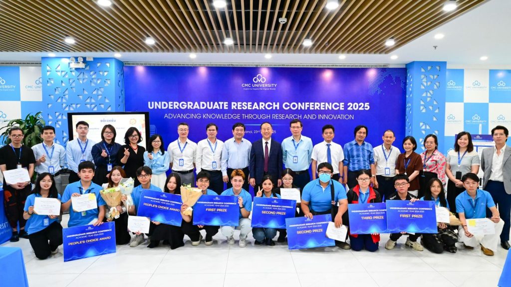 Nâng cao tinh thần nghiên cứu khoa học tại Hội nghị Sinh viên Nghiên cứu Khoa học Trường Đại học CMC năm học 2024 – 2025