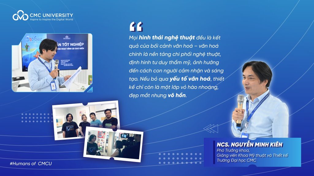 NCS. Nguyễn Minh Kiên – Người thầy mang hồn Việt vào từng tác phẩm nghệ thuật