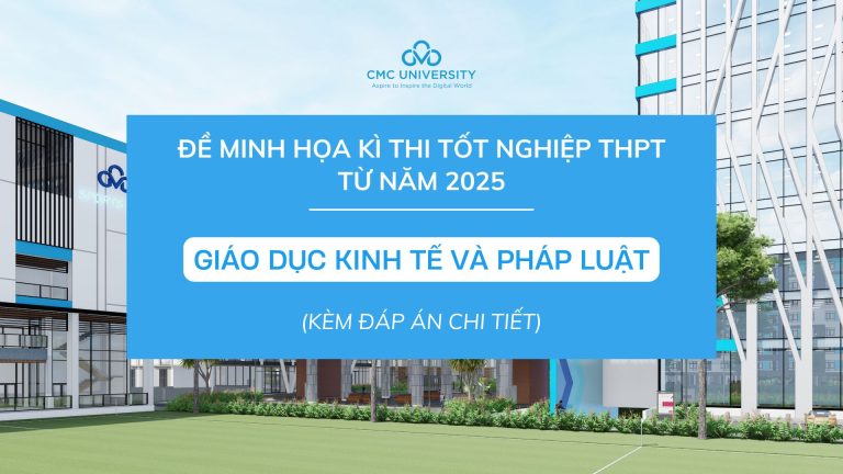 Đề thi minh họa môn Giáo dục Kinh tế và Pháp luật kì thi tốt nghiệp THPT từ năm 2025