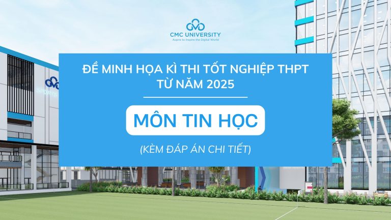 Đề thi minh họa môn Tin học kì thi tốt nghiệp THPT từ năm 2025
