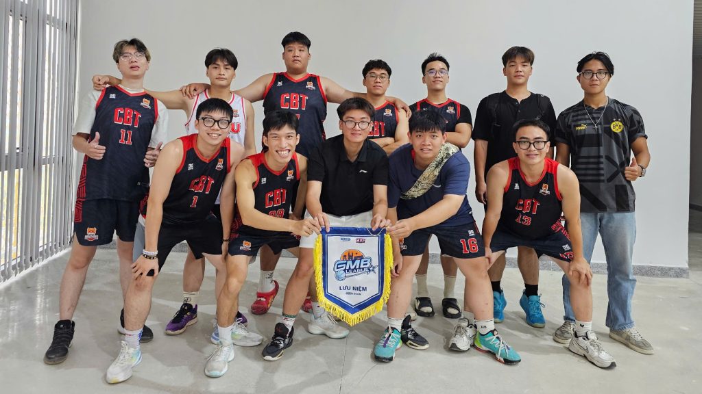 Đội tuyển bóng rổ sinh viên Trường Đại học CMC bùng nổ sức trẻ tại GMB League 2025
