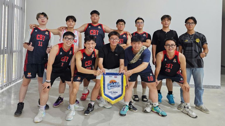 Đội tuyển bóng rổ sinh viên Trường Đại học CMC bùng nổ sức trẻ tại GMB League 2025