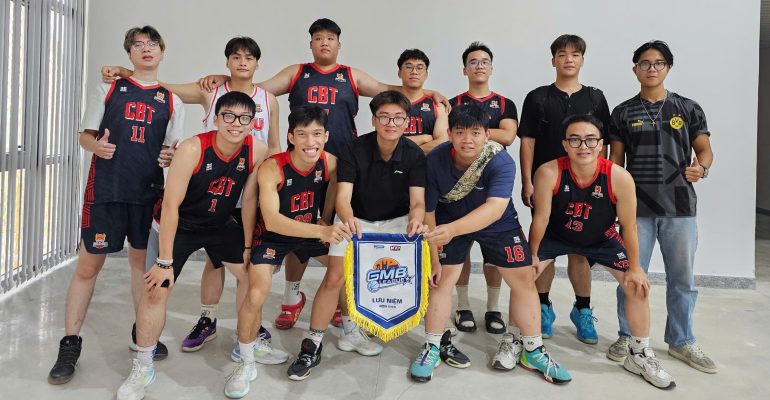 Đội tuyển bóng rổ sinh viên Trường Đại học CMC bùng nổ sức trẻ tại GMB League 2025