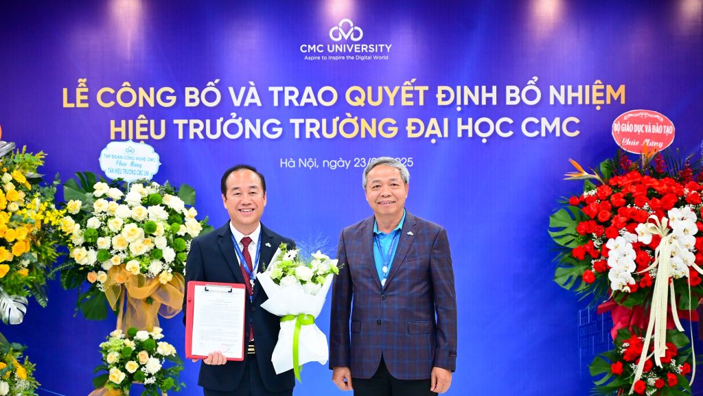 Lễ công bố và trao Quyết định bổ nhiệm Hiệu trưởng Trường Đại học CMC