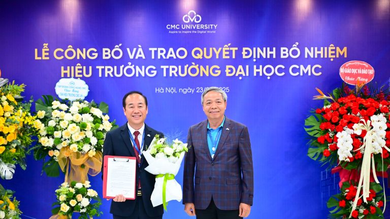 Lễ công bố và trao Quyết định bổ nhiệm Hiệu trưởng Trường Đại học CMC