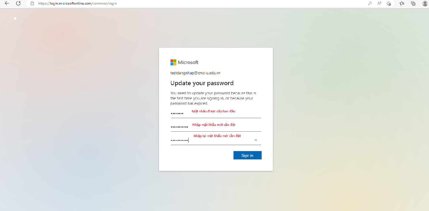 Hướng dẫn sử dụng hệ thống Email 365 cho tân sinh viên