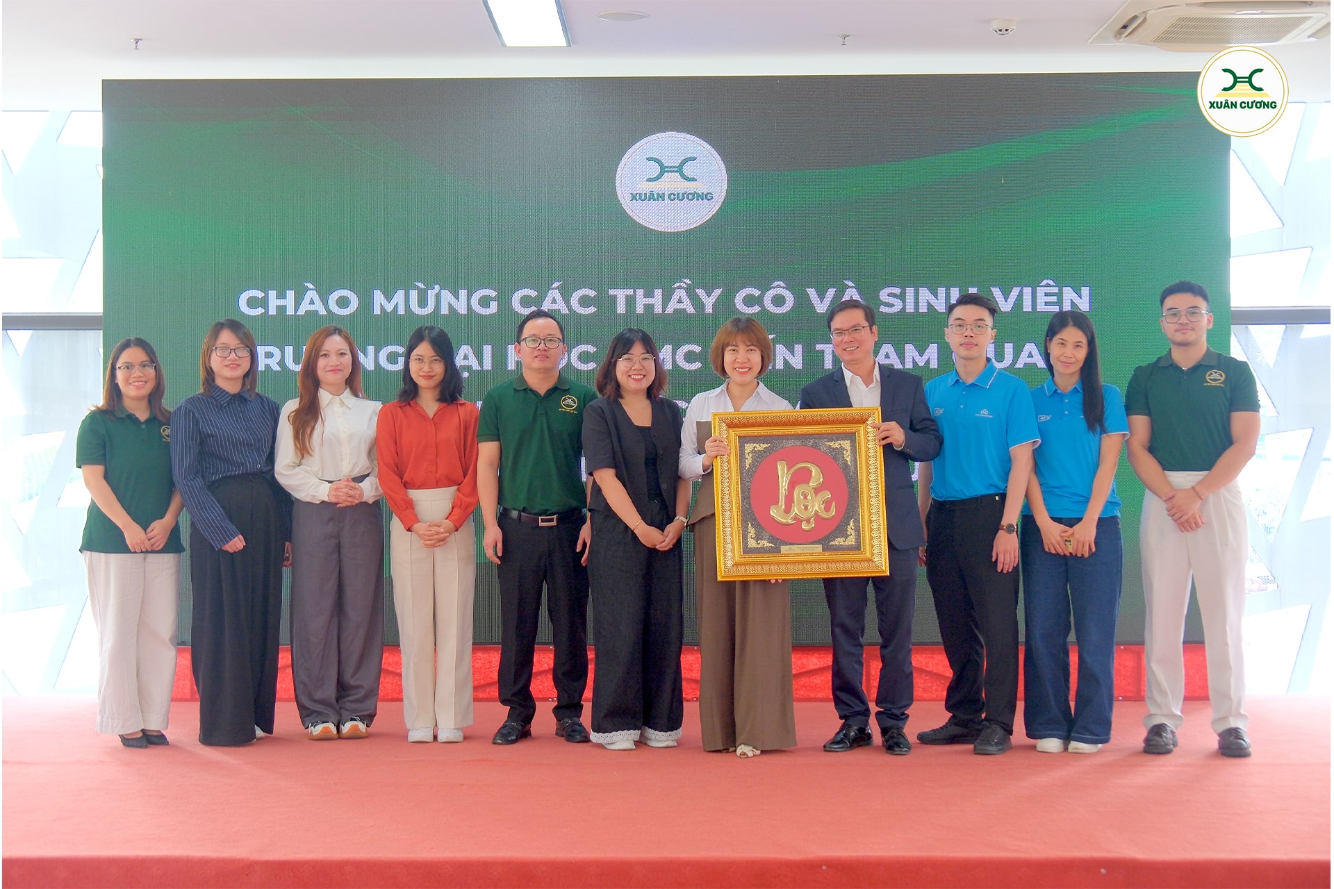 Sinh viên Trường Đại học CMC trải nghiệm thực tế 2N1Đ tại Công ty Cổ phần Hữu Nghị Xuân Cương