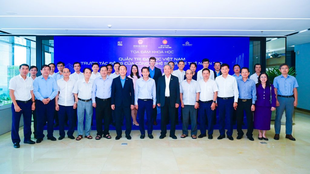 Tọa đàm Quản trị đại học Việt Nam trước tác động của công nghệ số và trí tuệ nhân tạo