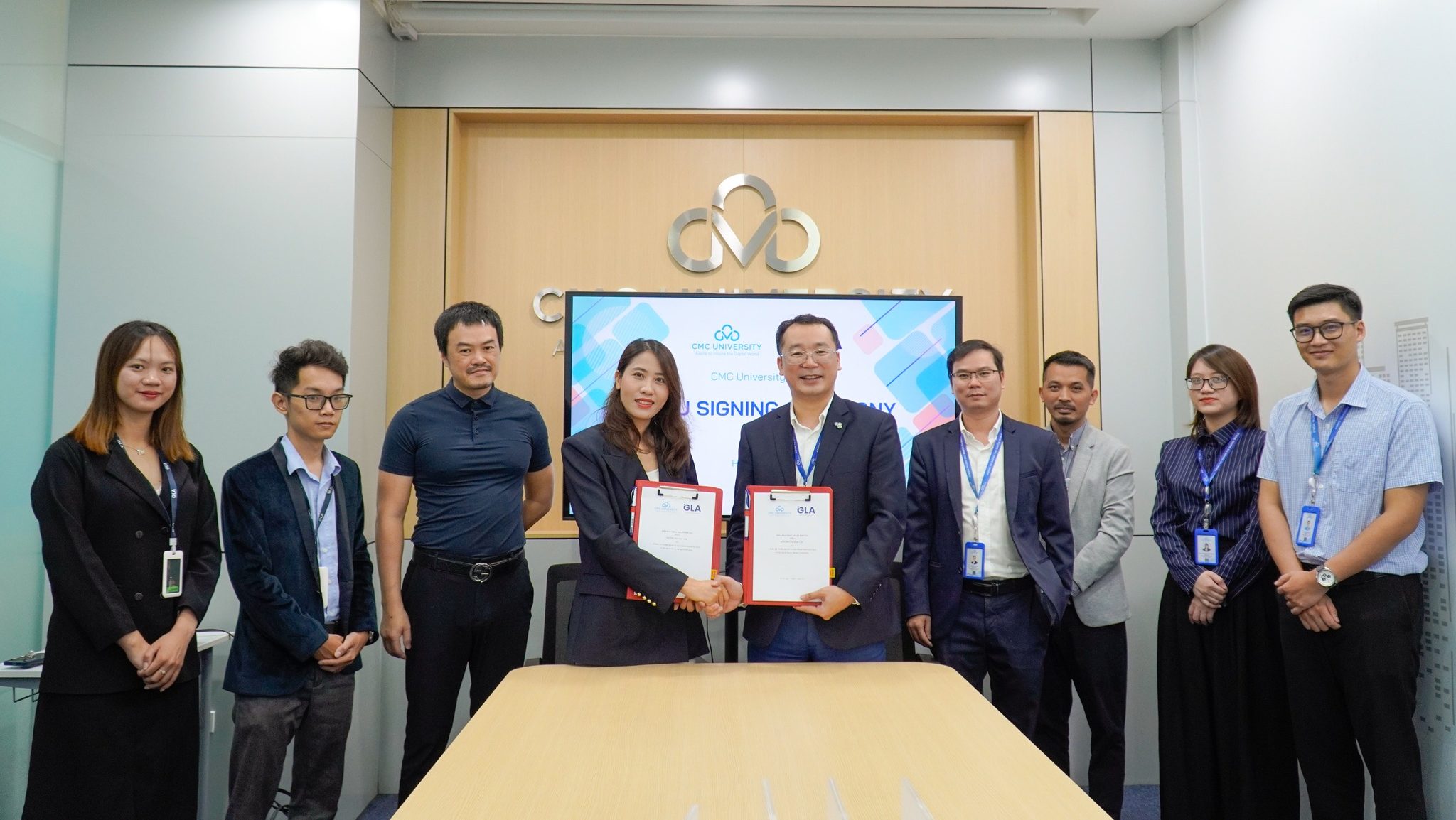 Trường Đại học CMC hợp tác với Công ty TNHH Dịch vụ Giải pháp Nhân sự GLA (GLA HR), phát triển nhân lực công nghệ và bán dẫn