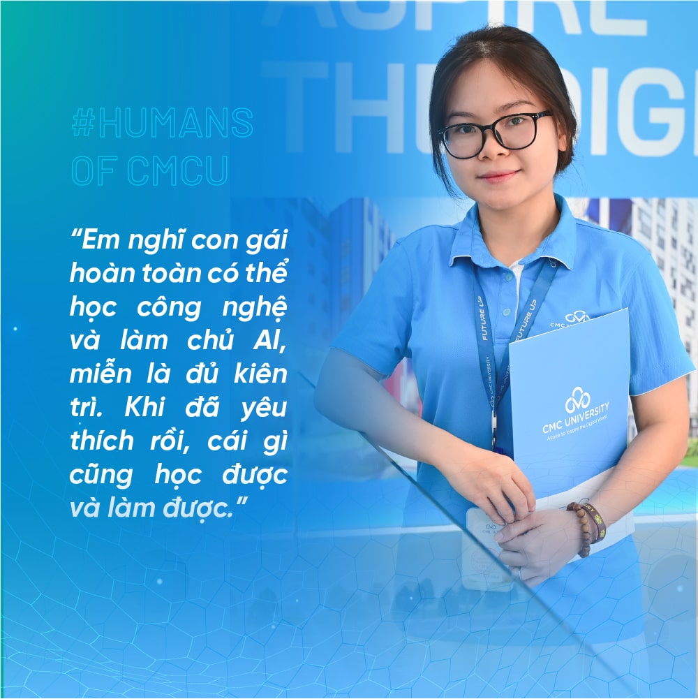 humans of cmcu nữ sinh trí tuệ nhân tạo