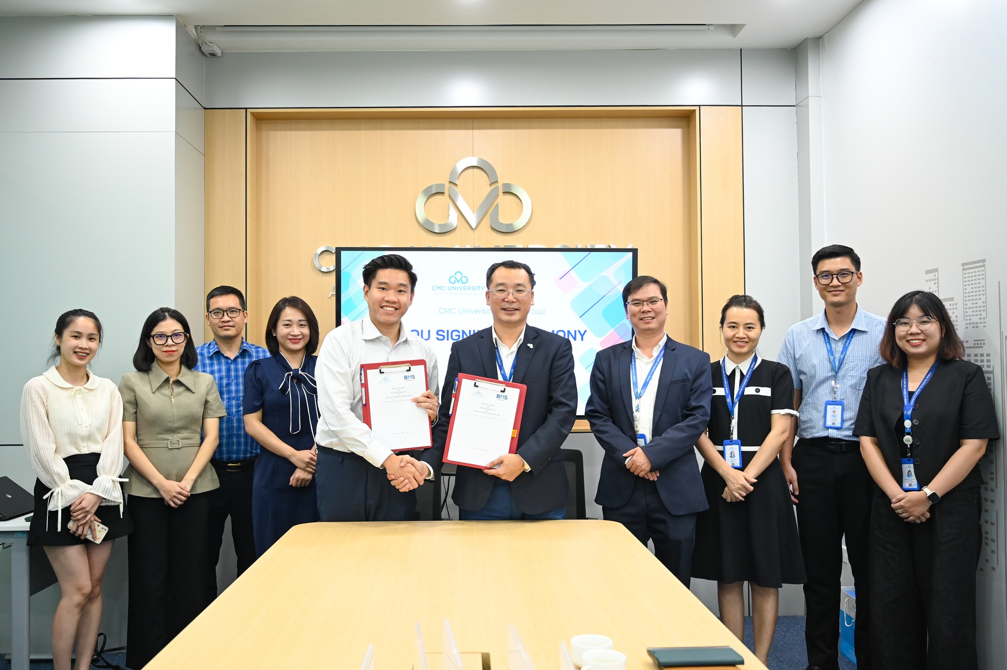trường đại học cmc ký kết Biên bản ghi nhớ hợp tác (MOU) với Công ty Cổ phần Bất động sản BHS