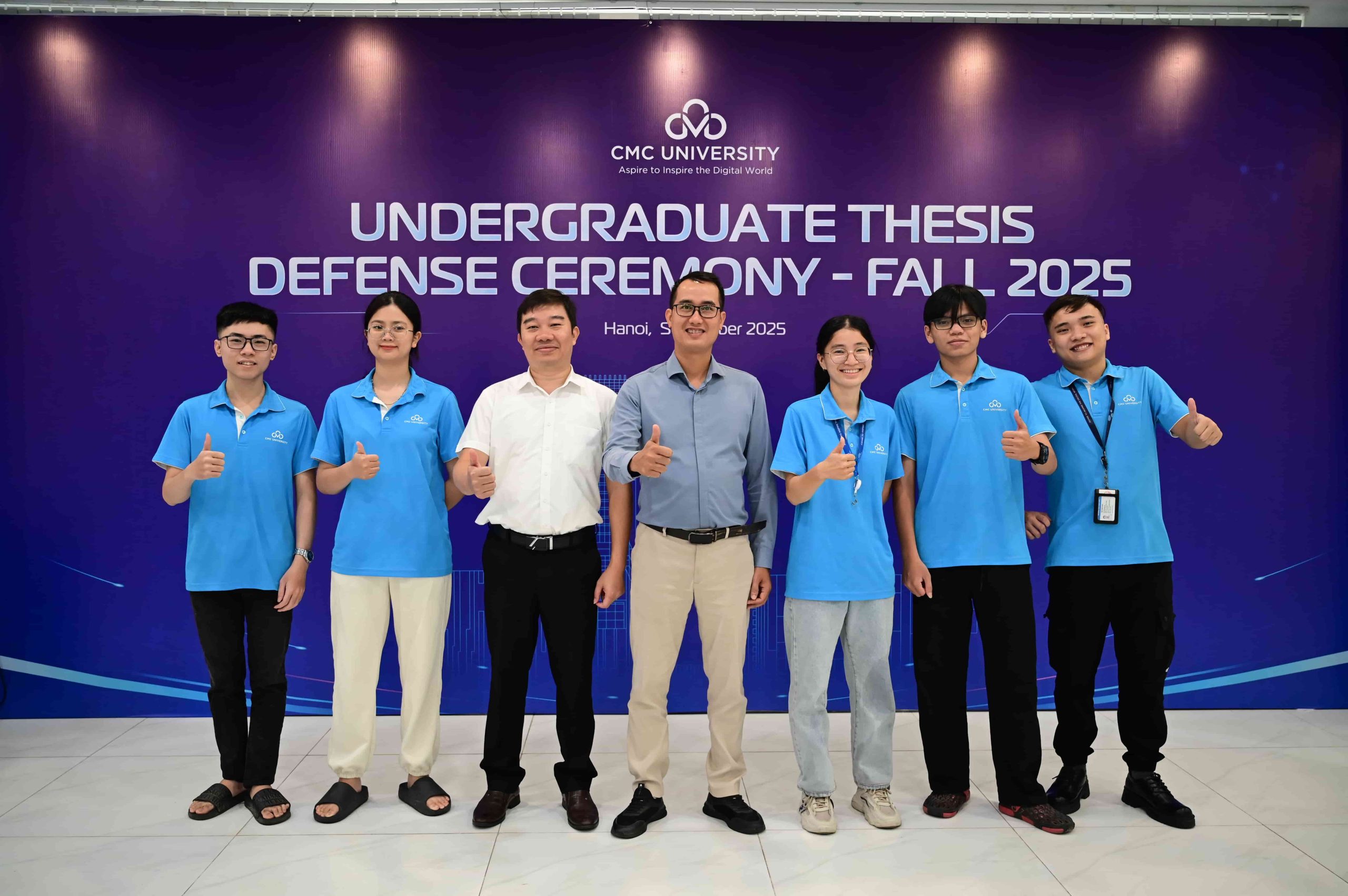 Lễ bảo vệ Đồ ánKhóa luận tốt nghiệp Đại học cho sinh viên Trường Đại học CMC Khóa 1, niên khóa 2022 – 2025