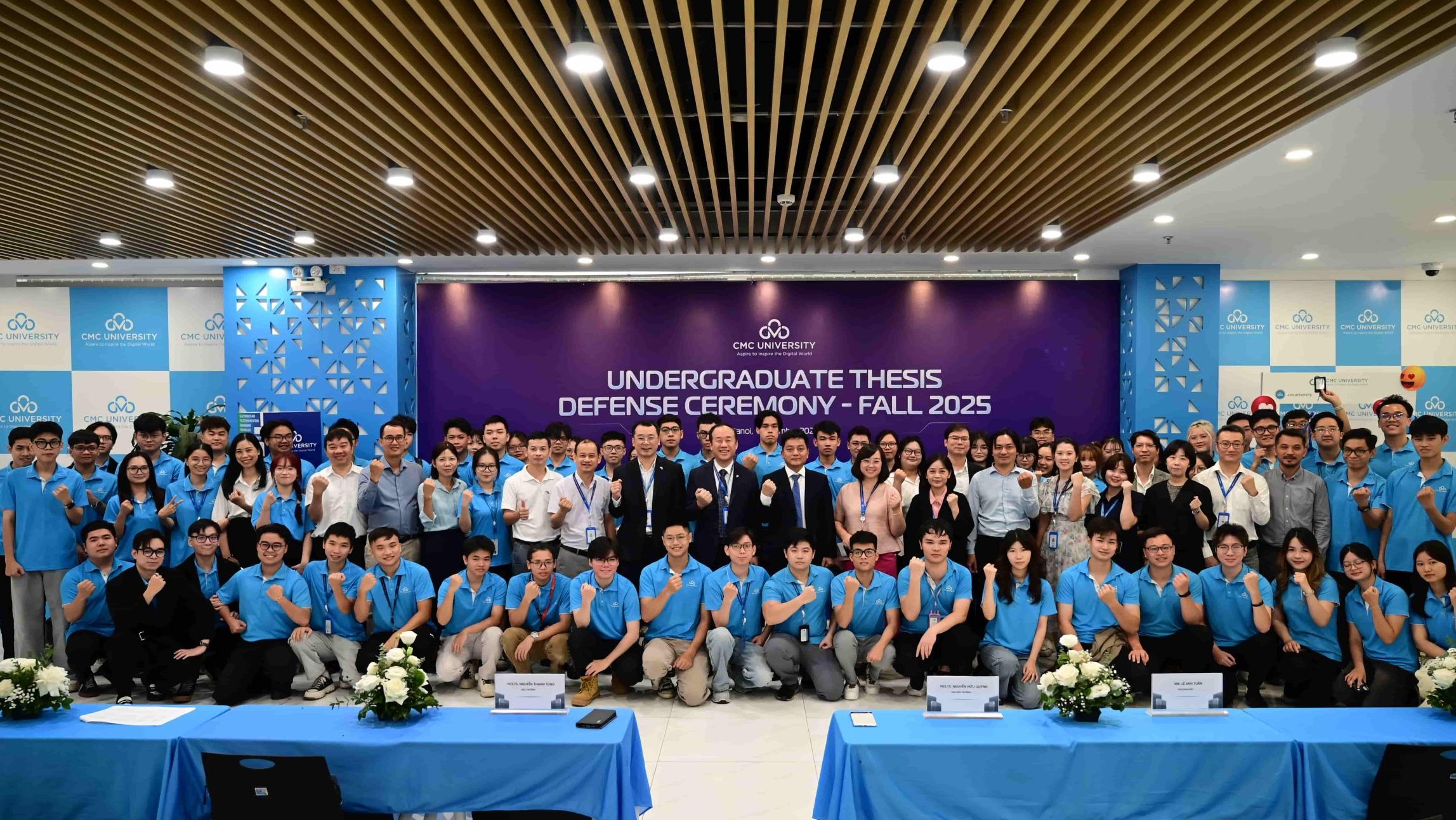 Lễ bảo vệ Đồ ánKhóa luận tốt nghiệp Đại học cho sinh viên Trường Đại học CMC Khóa 1, niên khóa 2022 – 2025