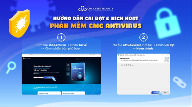 Thể lệ chương trình quay thưởng cho sinh viên cài đặt và kích hoạt phần mềm CMC AntiVirus