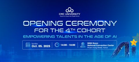 Lễ Khai giảng Khóa 4 Trường Đại học CMC, năm học 2025 - 2026