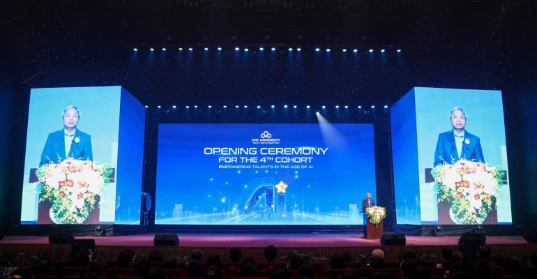 Lễ khai giảng Khóa 4 Trường Đại học CMC năm học 2025 – 2026