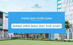 Trường Đại học CMC thông báo Tuyển dụng Giảng viên Giáo dục thể chất
