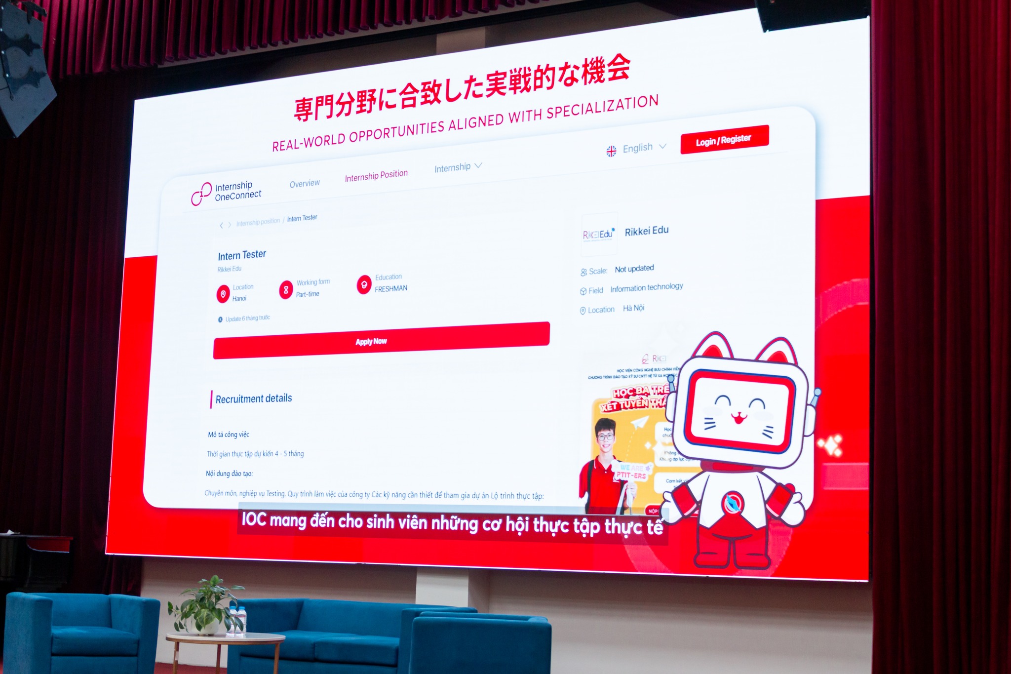 Workshop “IT Career Roadmap” Sinh viên Trường Đại học CMC cùng Rikkeisoft định hướng lộ trình bứt phá sự nghiệp ngành Công nghệ Thông tin