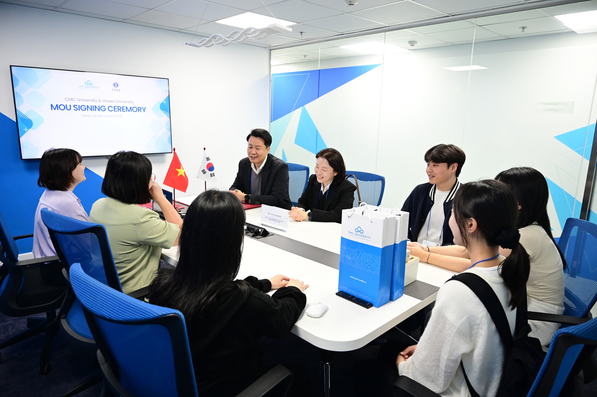 Trường Đại học CMC ký kết Biên bản ghi nhớ hợp tác (MOU) với Trường Đại học Hoseo