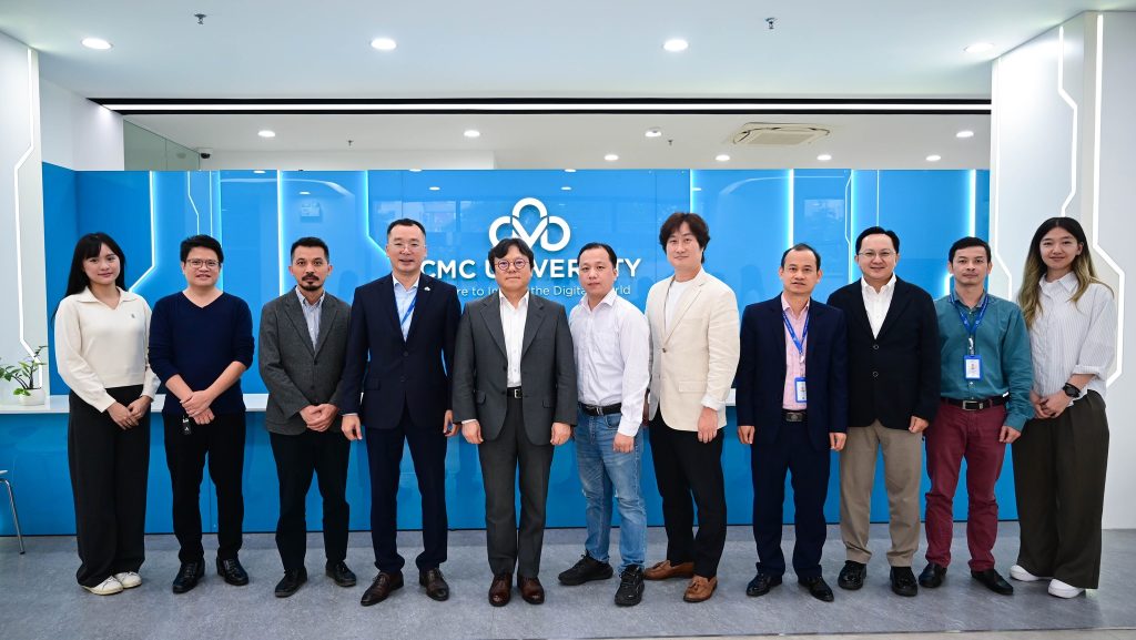 Trường Đại học CMC đón tiếp và làm việc với Viện Nghiên cứu Phát triển Phần mềm nội dung số (CCSRI), Đại học Kyonggi (KGU), Hàn Quốc