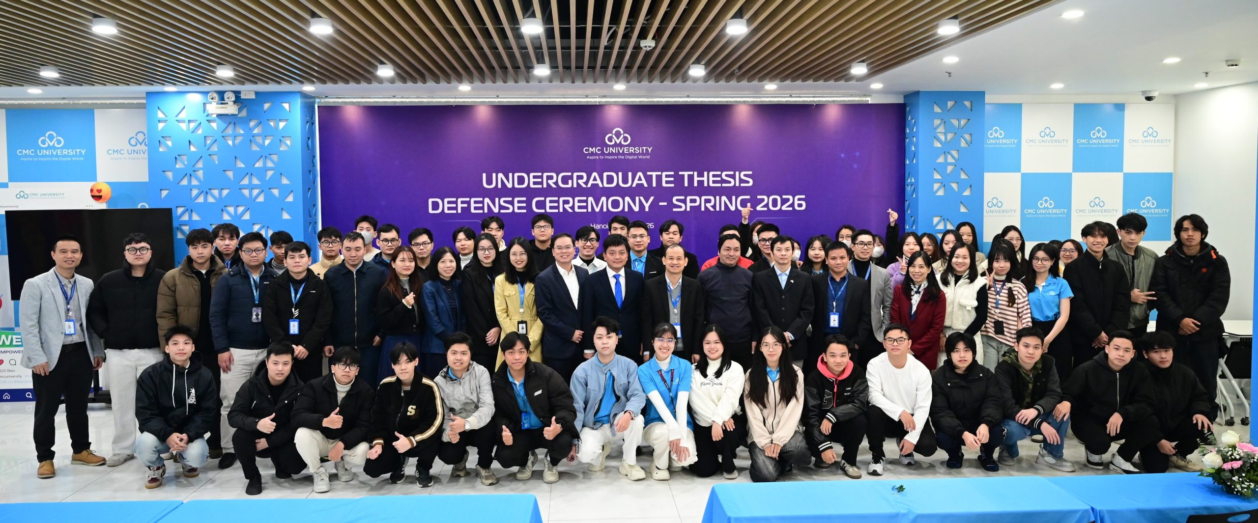 Lễ bảo vệ Đồ án Khóa luận tốt nghiệp Đại học cho sinh viên Trường Đại học CMC