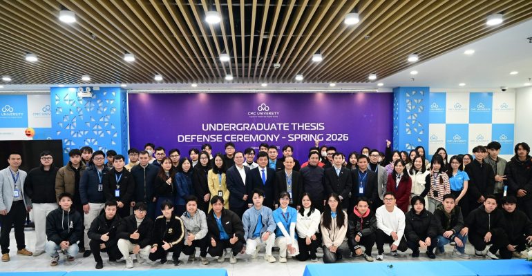 Lễ bảo vệ Đồ án Khóa luận tốt nghiệp Đại học cho sinh viên Trường Đại học CMC 5