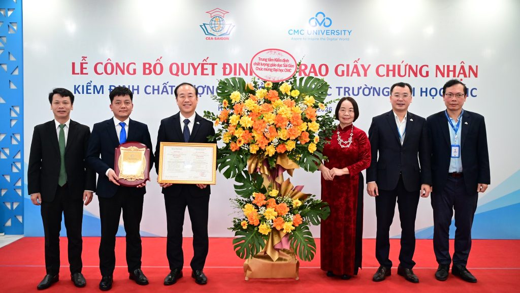 Trường Đại học CMC chính thức đạt chứng nhận kiểm định chất lượng cơ sở giáo dục đại học