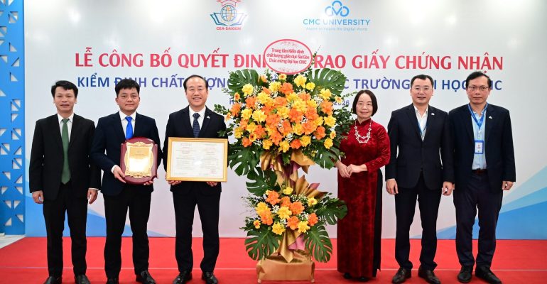 Trường Đại học CMC chính thức đạt chứng nhận kiểm định chất lượng cơ sở giáo dục đại học