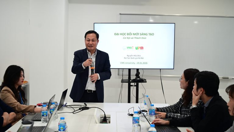 Trường Đại học CMC hiện thực hóa tầm nhìn xây dựng mô hình Đại học Đổi mới sáng tạo trong kỷ nguyên số