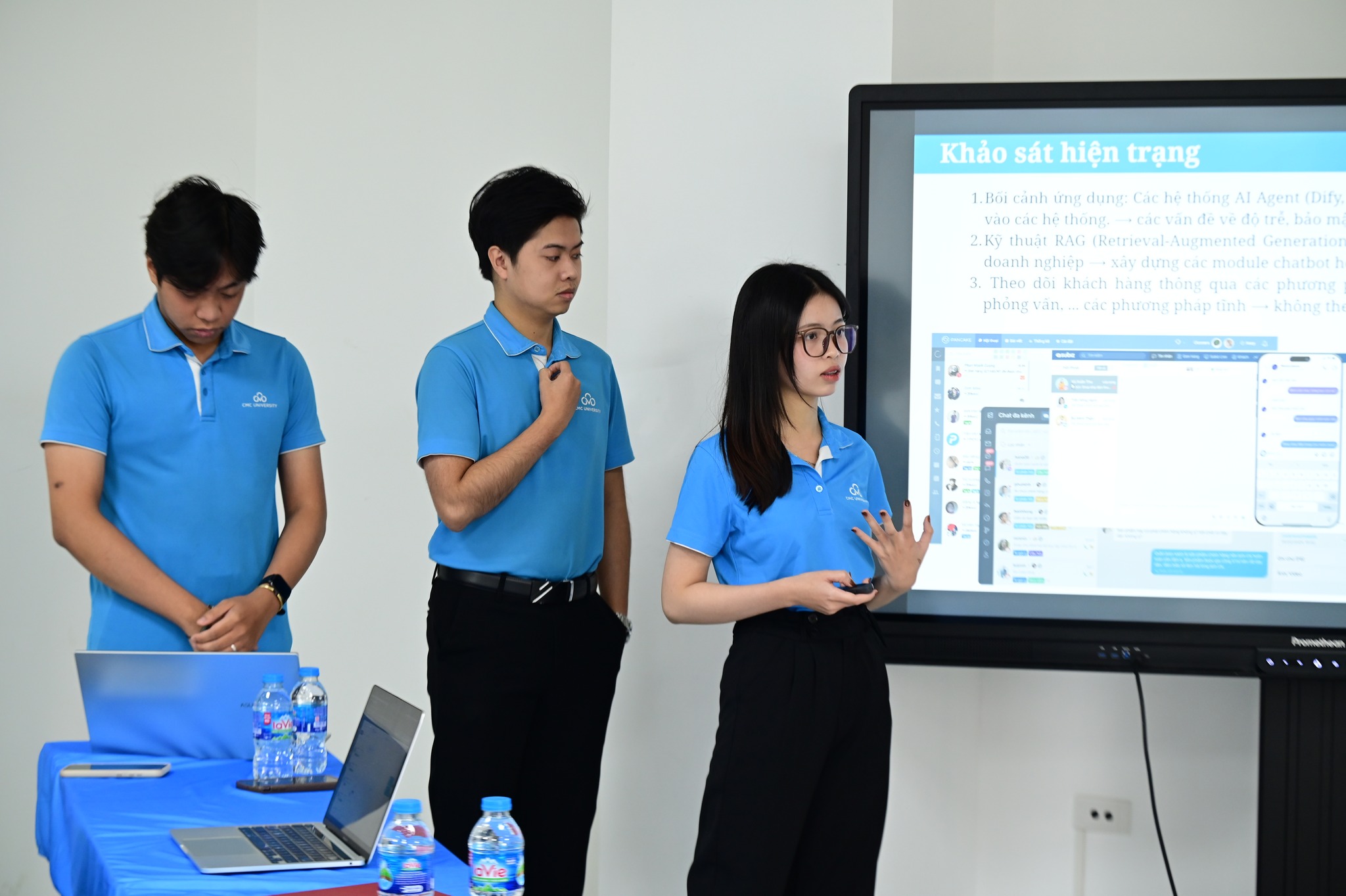 Từ lý thuyết đến thực tiễn Đồ án tốt nghiệp chinh phục AI Agent của nhóm sinh viên Khóa 1 Trường Đại học CMC