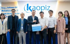 buổi gặp mặt và làm việc giữa Trường Đại học CMC và Kaopiz Holdings