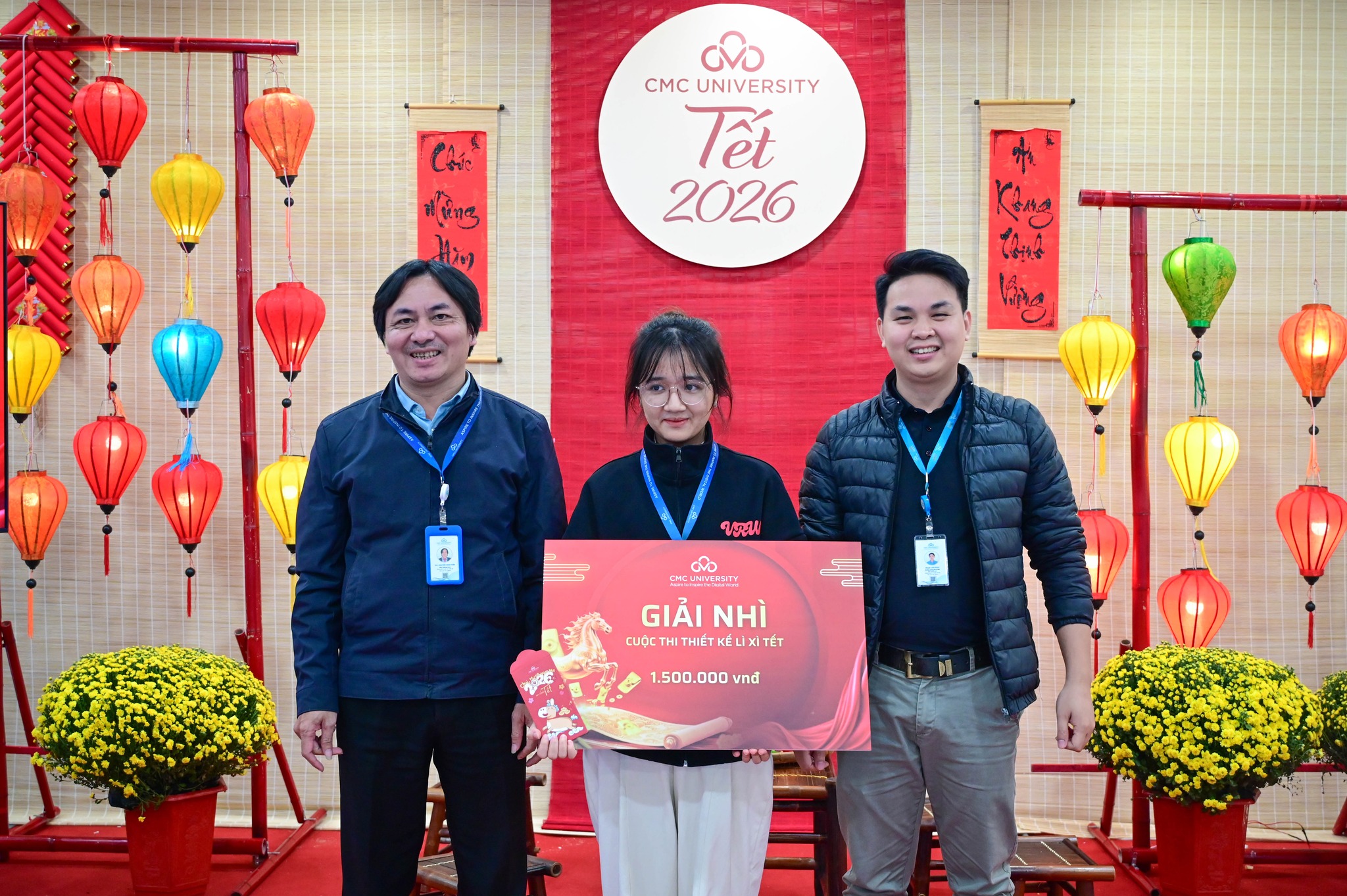 cuộc thi Thiết kế lì xì Bính Ngọ Múa Cọ Trường Đại học CMC