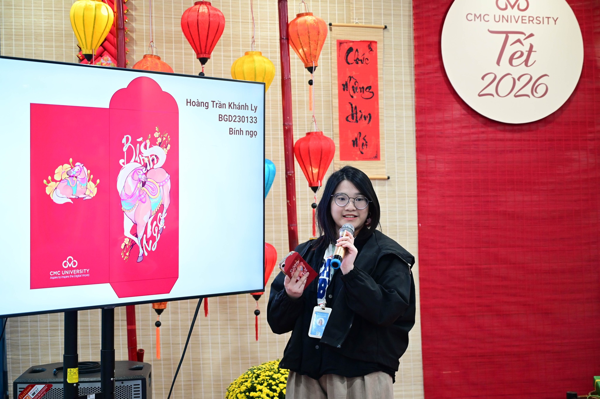 cuộc thi Thiết kế lì xì Bính Ngọ Múa Cọ Trường Đại học CMC