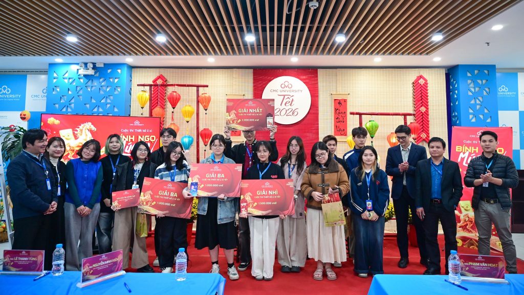 Bính Ngọ Múa Cọ: Khi dấu ấn sáng tạo của sinh viên CMC lan tỏa cùng Tết Việt
