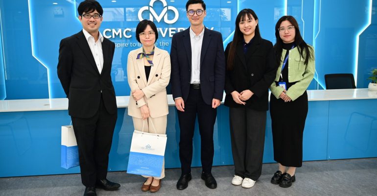 Trường Đại học CMC đón tiếp và làm việc với Tổ chức Xúc tiến Thương mại Nhật Bản (JETRO) tại Hà Nội