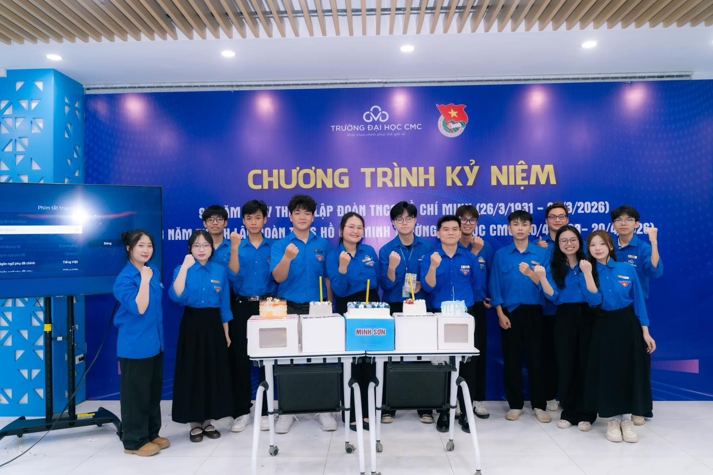 Chào mừng 95 năm Ngày thành lập Đoàn TNCS Hồ Chí Minh và Kỷ niệm 3 năm thành lập Đoàn Trường Đại học CMC