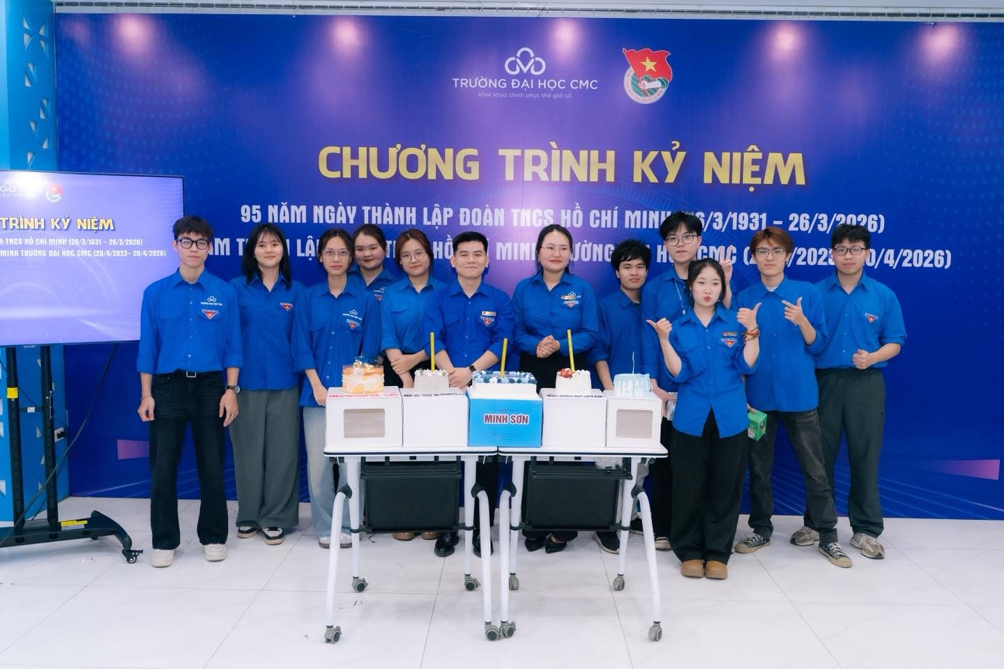 Chào mừng 95 năm Ngày thành lập Đoàn TNCS Hồ Chí Minh và Kỷ niệm 3 năm thành lập Đoàn Trường Đại học CMC