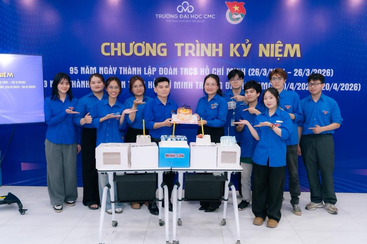 Chào mừng 95 năm Ngày thành lập Đoàn TNCS Hồ Chí Minh và Kỷ niệm 3 năm thành lập Đoàn Trường Đại học CMC