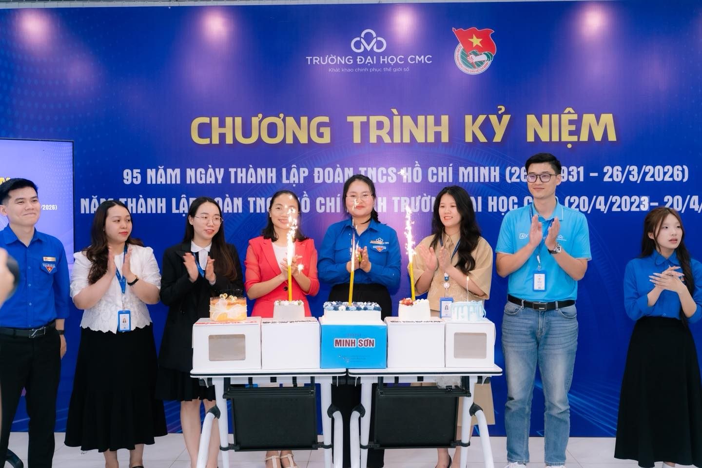 Chào mừng 95 năm Ngày thành lập Đoàn TNCS Hồ Chí Minh và Kỷ niệm 3 năm thành lập Đoàn Trường Đại học CMC
