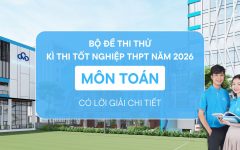 Đề thi thử Toán tốt nghiệp THPT 2026 có lời giải chi tiết