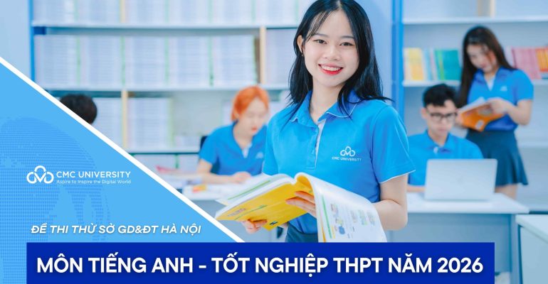 Đề thi thử tốt nghiệp THPT 2026 môn tiếng Anh Sở GD&ĐT Hà Nội và gợi ý giải