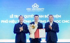 Lễ công bố và trao Quyết định bổ nhiệm ông Lê Anh Tuấn giữ chức vụ Phó Hiệu trưởng Trường Đại học CMC