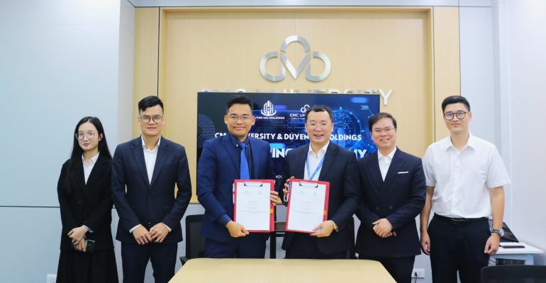 Lễ ký kết Biên bản ghi nhớ thỏa thuận hợp tác (MOU) với Công ty Cổ phần Duyên Hải Holdings và Trường Đại học CMC